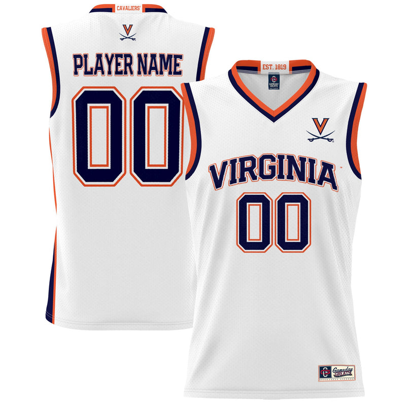 Virginia Cavaliers GameDay Greats NIL Pick-A-Player Basketball Jersey - White