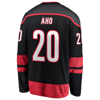 Carolina Hurricanes Sebastian Aho Fanatics Black 2026 Stanley Cup Champions Home Breakaway Jersey