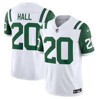 New York Jets Breece Hall Nike White Classic Alternate Vapor F.U.S.E. Limited Jersey