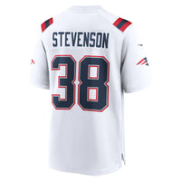New England Patriots Rhamondre Stevenson Nike White Game Player Jersey