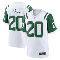 New York Jets Breece Hall Nike White Classic Alternate Game Jersey