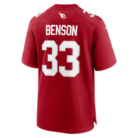 Arizona Cardinals Trey Benson Nike Cardinal Team Game Jersey