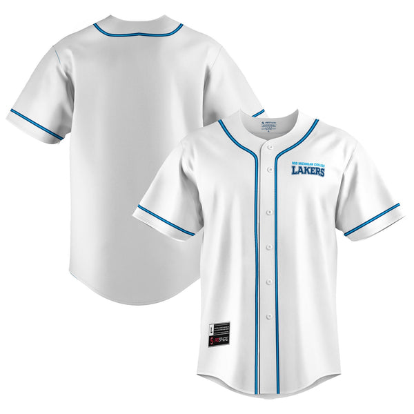 Mid Michigan College GameDay Greats Lightweight Baseball Jersey - White