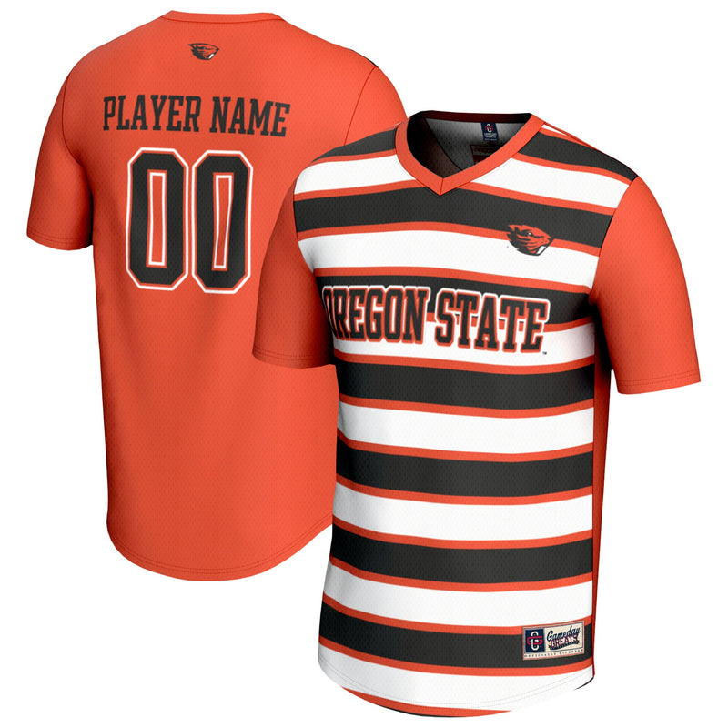 Oregon State Beavers GameDay Greats Collegiate Soccer NIL Pick-A-Player Fashion Jersey - Orange/Black