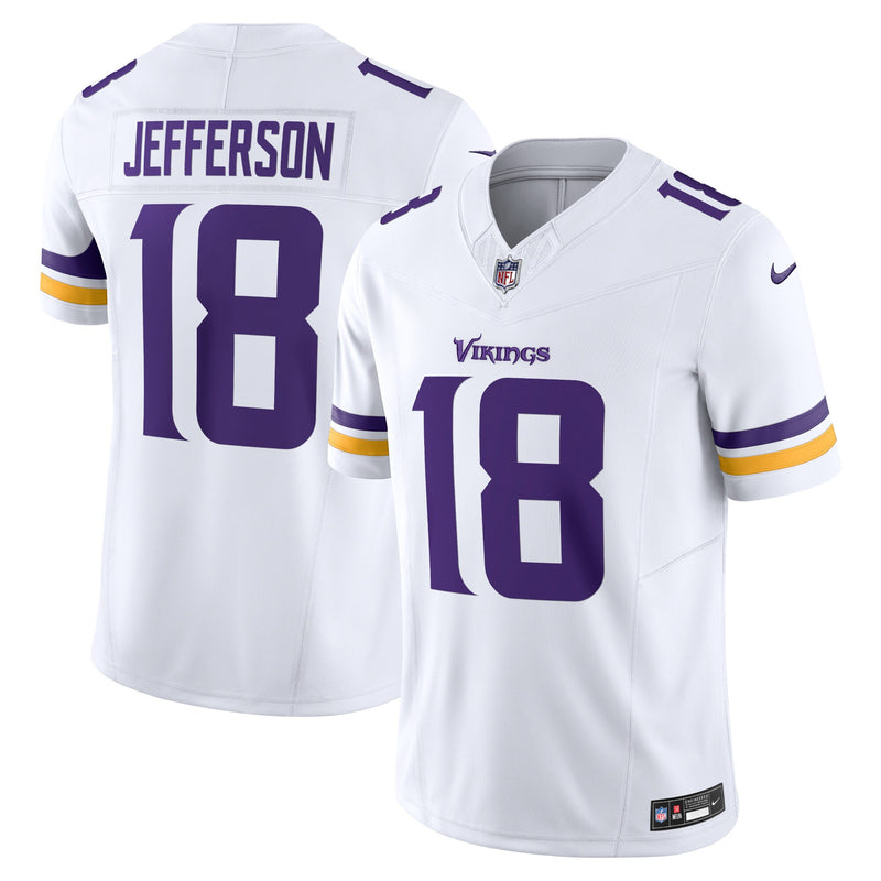 Minnesota Vikings Justin Jefferson Nike White Vapor F.U.S.E. Limited Jersey