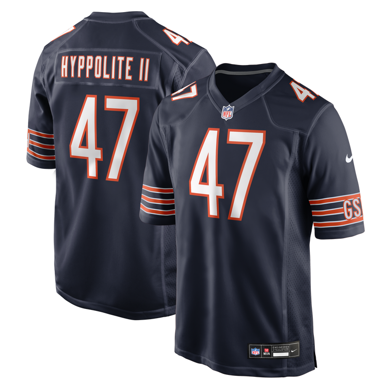 Chicago Bears Ruben Hyppolite II Nike Navy Team Game Jersey