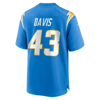 Los Angeles Chargers Michael Davis Nike Powder Blue Game Jersey