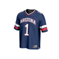 #1 Arizona Wildcats GameDay Greats Collegiate Football Fashion Jersey - Navy
