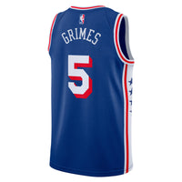 Philadelphia 76ers Nike Icon Edition Swingman Jersey - Royal - Quentin Grimes -