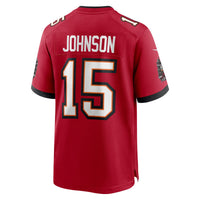 Tampa Bay Buccaneers Tez Johnson Nike Red Team Game Jersey