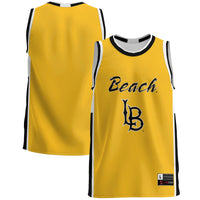 Cal State Long Beach The Beach GameDay Greats Lightweight Basketball Jersey - Gold