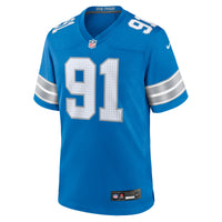 Detroit Lions Tyleik Williams Nike Blue Team Game Jersey