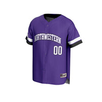 Northwestern Wildcats GameDay Greats NIL Pick-A-Player Lightweight Collegiate Baseball Fashion Jersey - Purple