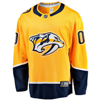 Nashville Predators Fanatics Gold Home Breakaway Custom Jersey
