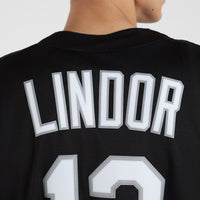 New York Mets Francisco Lindor Nike Black Replica Player Jersey
