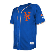 New York Mets Stitches Royal Team Color Full-Button Fashion Jersey