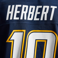 Los Angeles Chargers Justin Herbert Nike Navy Alternate Super Chargers Game Player Jersey