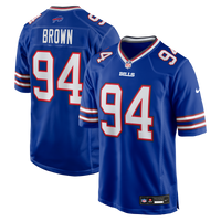 Buffalo Bills Andrew Brown Nike Royal Game Jersey