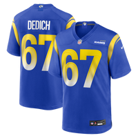 Los Angeles Rams Justin Dedich Nike Royal Game Jersey