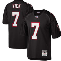 Atlanta Falcons Michael Vick Mitchell & Ness Black Big & Tall 2002 Retired Player Replica Jersey