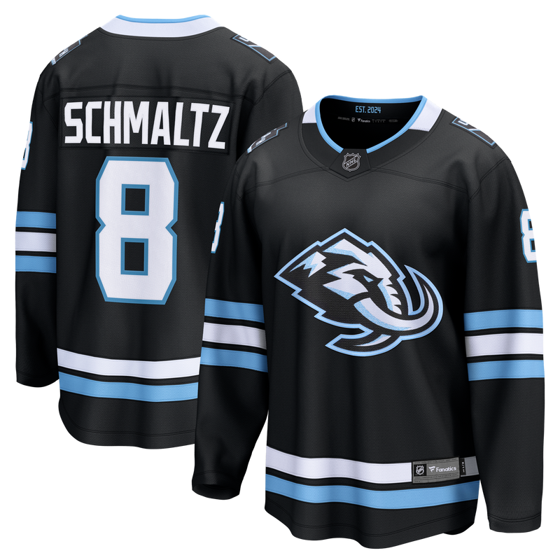 Utah Mammoth Nick Schmaltz Fanatics Black Home Breakaway Jersey
