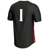 #1 Cincinnati Bearcats GameDay Greats Lightweight Collegiate Soccer Fashion Jersey - Black