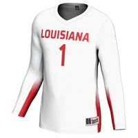 #1 Louisiana Ragin' Cajuns GameDay Greats Lightweight Volleyball Jersey - White