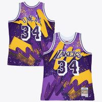 Los Angeles Lakers Mitchell & Ness Shaquille O'Neal 1996 Hyper Hoops Swingman Jersey - Dark Purple