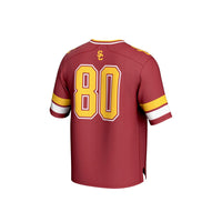 #80 USC Trojans GameDay Greats Lightweight Collegiate Football Fashion Jersey - Cardinal