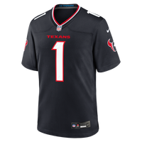 Houston Texans Nike Navy #1 Dad Game Jersey
