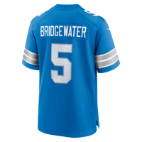Detroit Lions Teddy Bridgewater Nike Blue Team Game Jersey