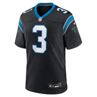 Carolina Panthers Princely Umanmielen Nike Black Team Game Jersey