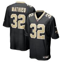 New Orleans Saints Tyrann Mathieu Nike Black Game Jersey