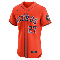 Houston Astros Jose Altuve Nike Orange Alternate Elite Player Jersey