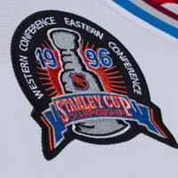 Colorado Avalanche Joe Sakic Mitchell & Ness White 1995 Power Play Jersey