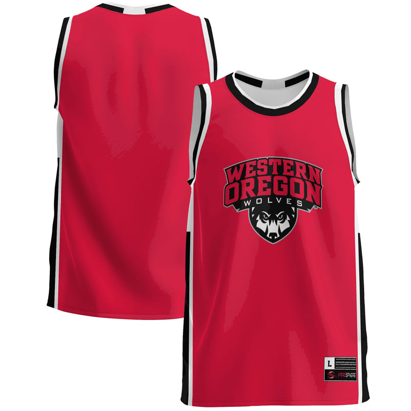 Western Oregon Wolves GameDay Greats Lightweight Basketball Jersey - Red