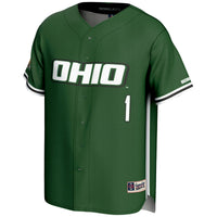 #1 Ohio Bobcats GameDay Greats Lightweight Baseball Jersey - Green