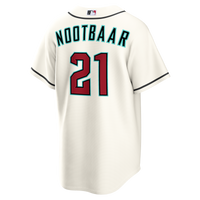 Arizona Diamondbacks Lars Nootbaar Nike Cream Home Replica Jersey