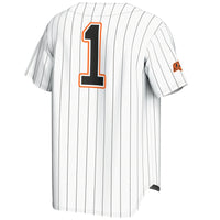 #1 Oklahoma State Cowboys GameDay Greats Lightweight Baseball Fashion Jersey - White