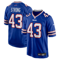 Buffalo Bills Dorian Strong Nike Royal Team Game Jersey