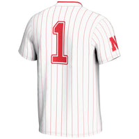 #1 Nebraska Huskers GameDay Greats Lightweight Softball Jersey - White