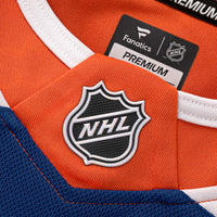 Edmonton Oilers Fanatics Royal Home Premium Custom Jersey