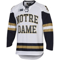 Notre Dame Fighting Irish Under Armour UA Replica Hockey Jersey - White