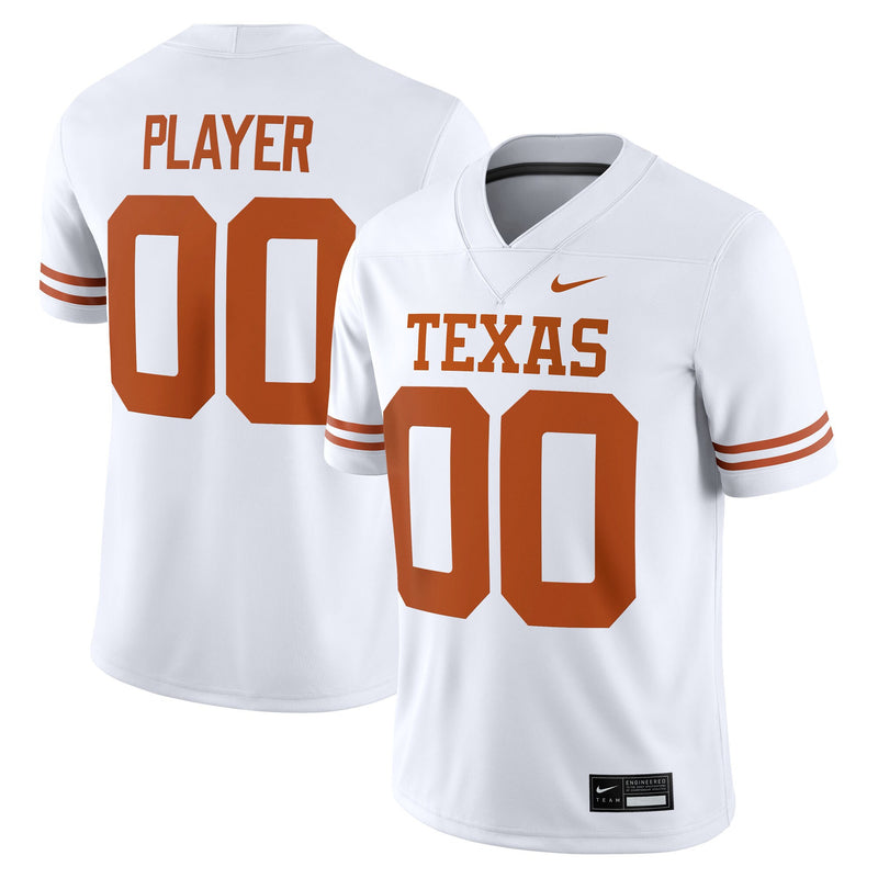 Texas Longhorns Nike NIL Pick-A-Player Game Jersey - White