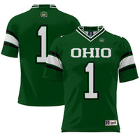 #1 Ohio Bobcats GameDay Greats Endzone Football Jersey - Green