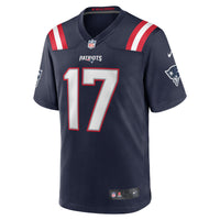New England Patriots Bryce Baringer Nike Navy Team Game Jersey