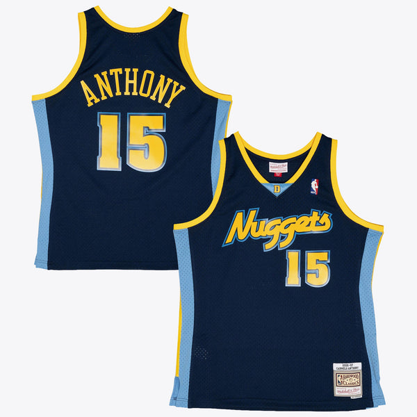 Denver Nuggets Mitchell & Ness Carmelo Anthony 2006 Alternate Authentic Jersey - Ash Blue