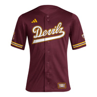 Arizona State Sun Devils adidas Reverse Retro Replica Baseball Jersey - Maroon