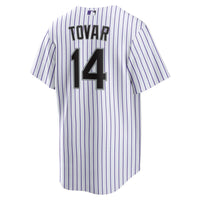 Colorado Rockies Ezequiel Tovar Nike White Home Replica Jersey