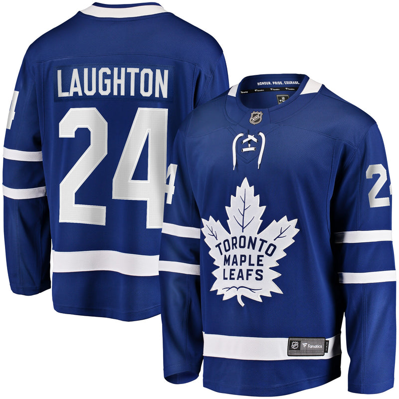 Toronto Maple Leafs Scott Laughton Fanatics Blue Home Breakaway Jersey